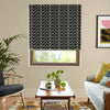 Orla Kiely Linear Stem Made to Measure Roman Blind Liquorice