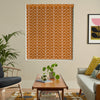 Orla Kiely Linear Stem Made to Measure Roman Blind Persimmon