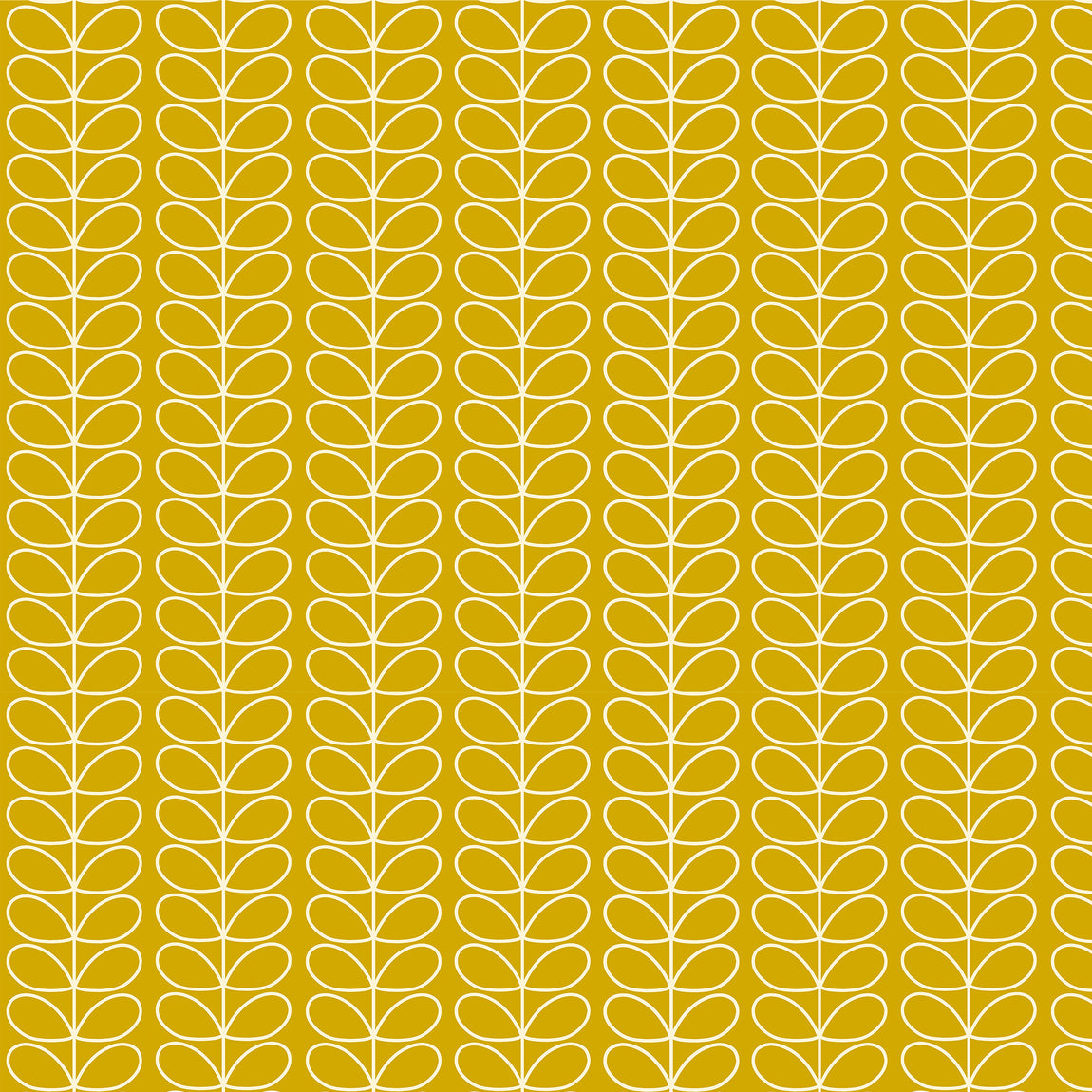 Orla Kiely Linear Stem Made to Measure Curtain Sunflower