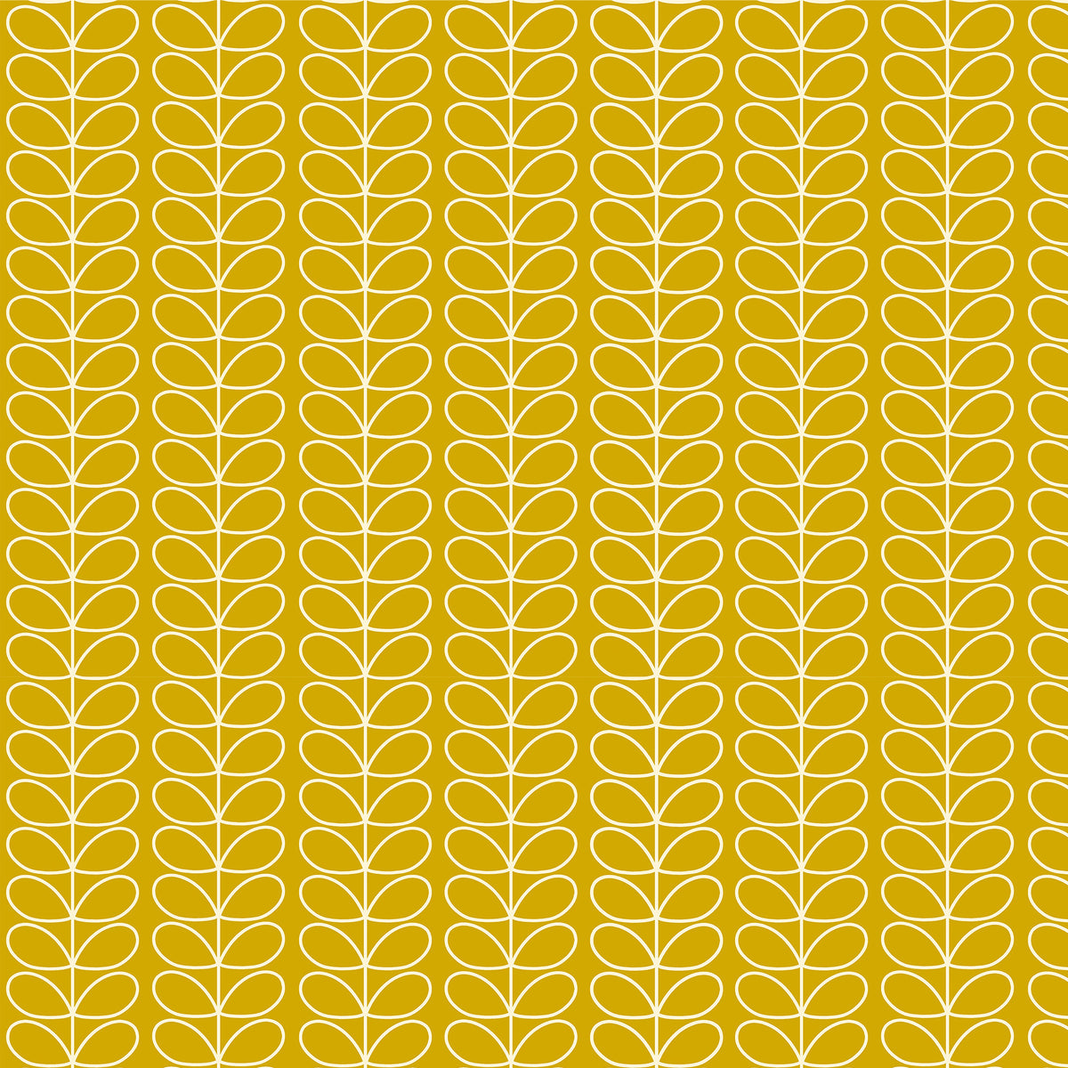 Orla Kiely Linear Stem Made to Measure Roman Blind Sunflower