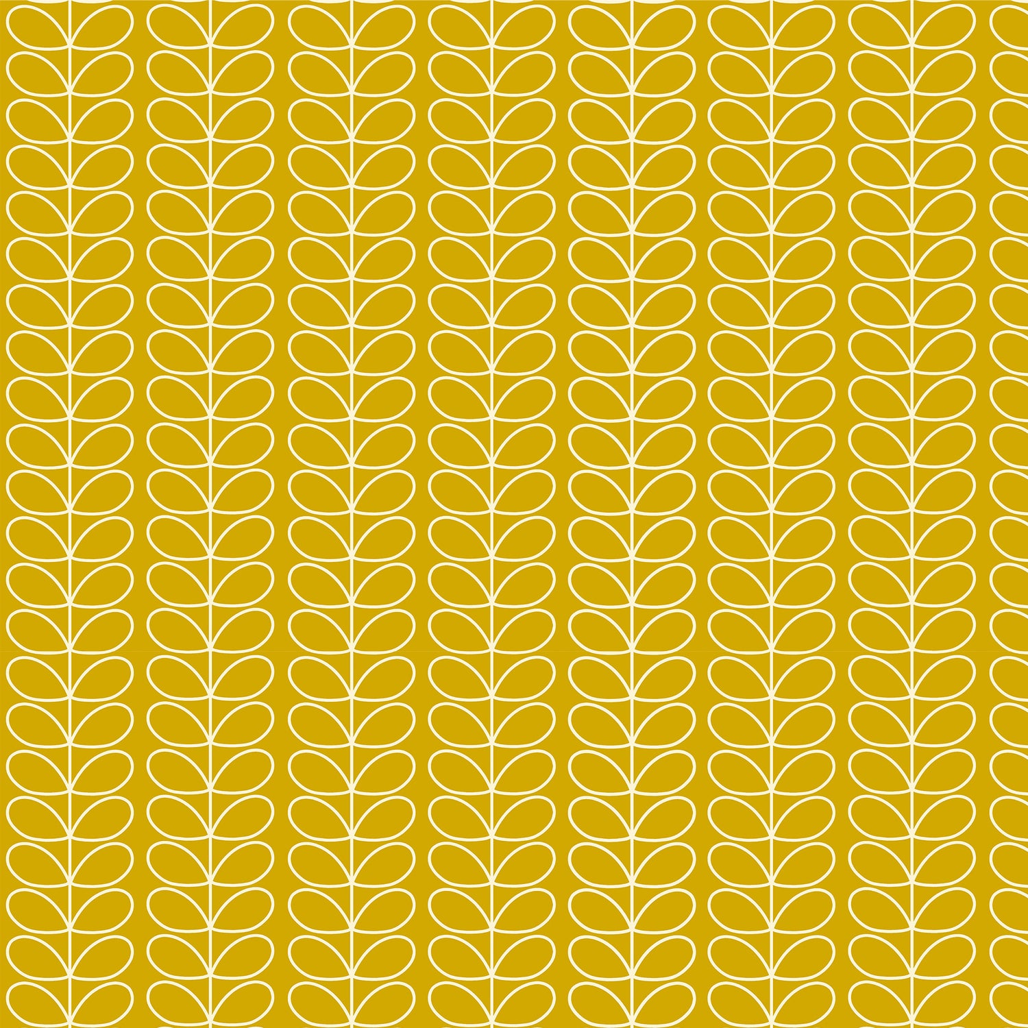 Orla Kiely Linear Stem Made to Measure Blackout Roller Blind Sunflower