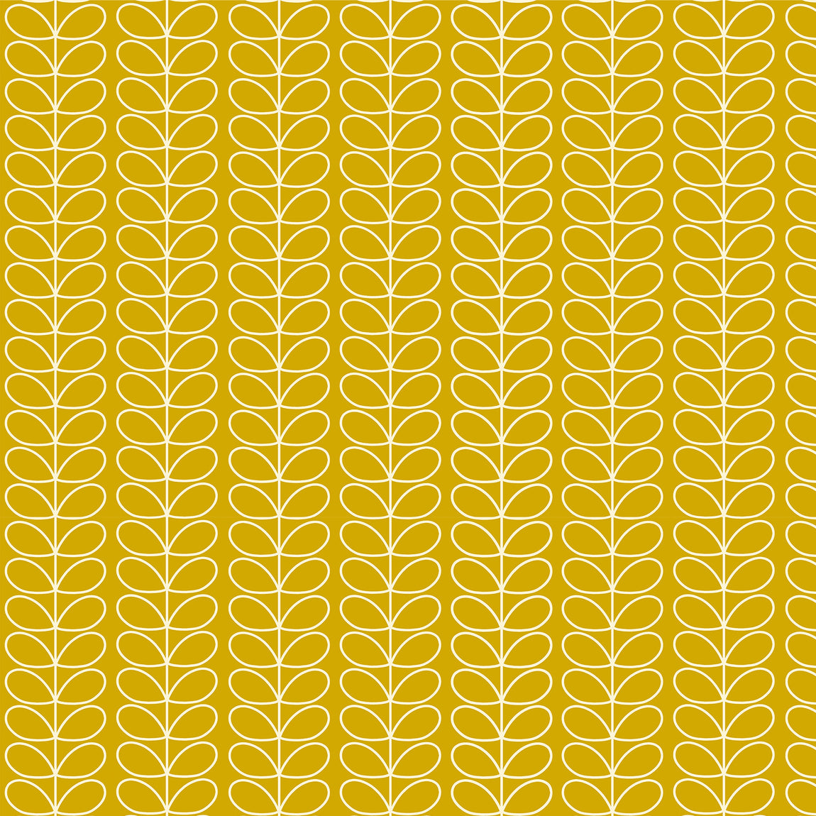 Orla Kiely Linear Stem Made to Measure Roman Blind Sunflower