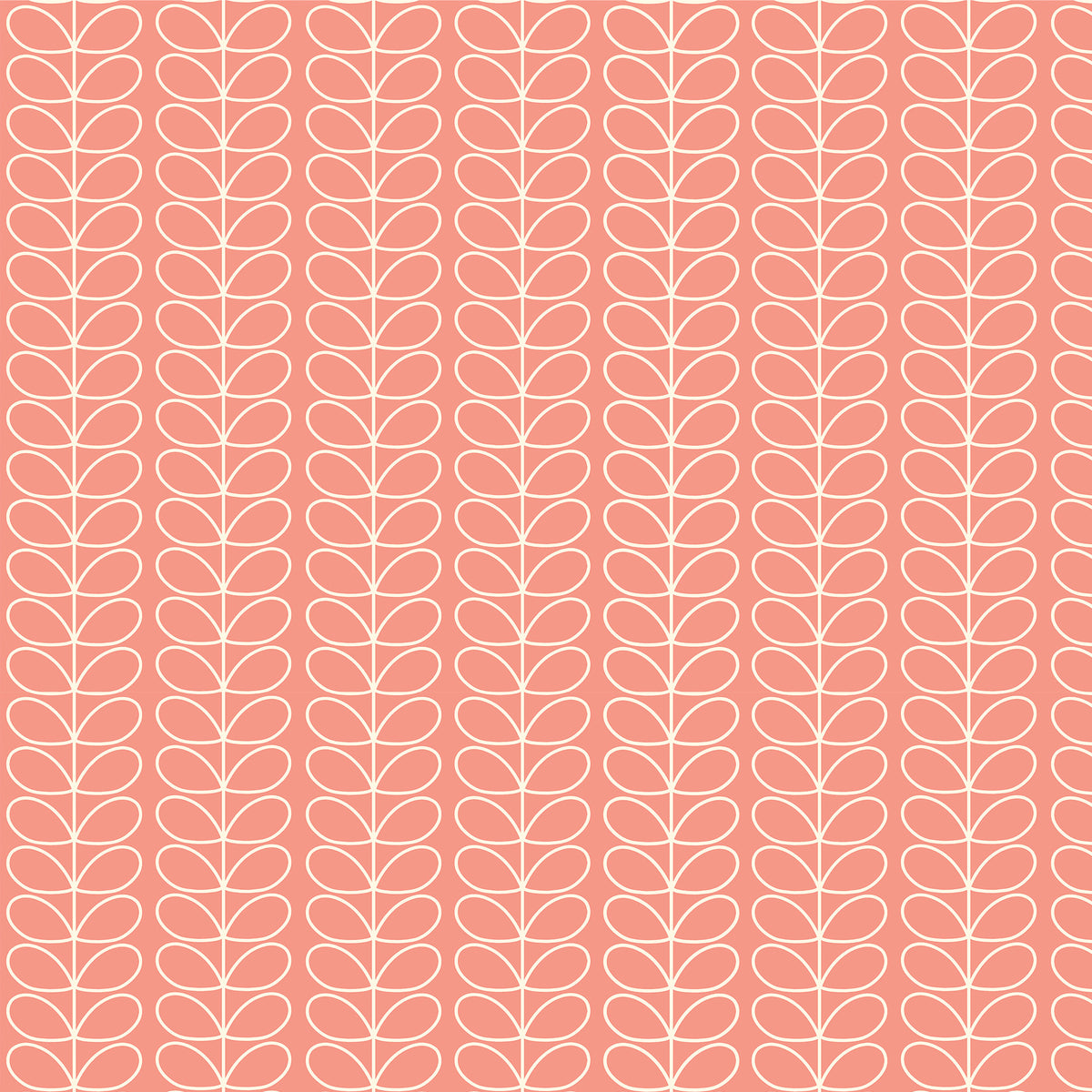 Orla Kiely Linear Stem Made to Measure Blackout Roller Blind Bubblegum