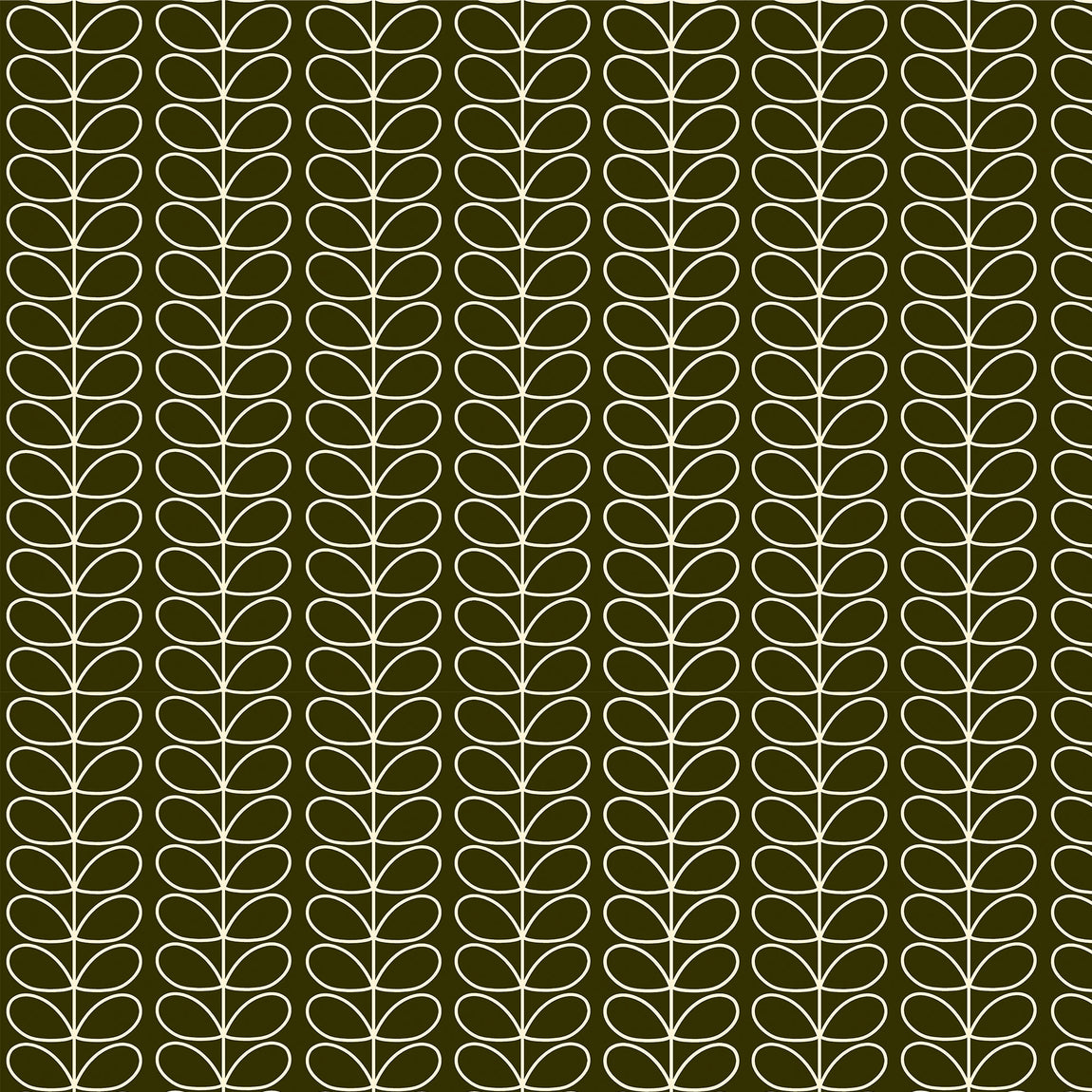 Orla Kiely Linear Stem Made to Measure Curtain Kelp