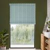 Orla Kiely Linear Stem Made to Measure Roman Blind Aqua