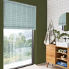 Orla Kiely Linear Stem Made to Measure Roman Blind Aqua