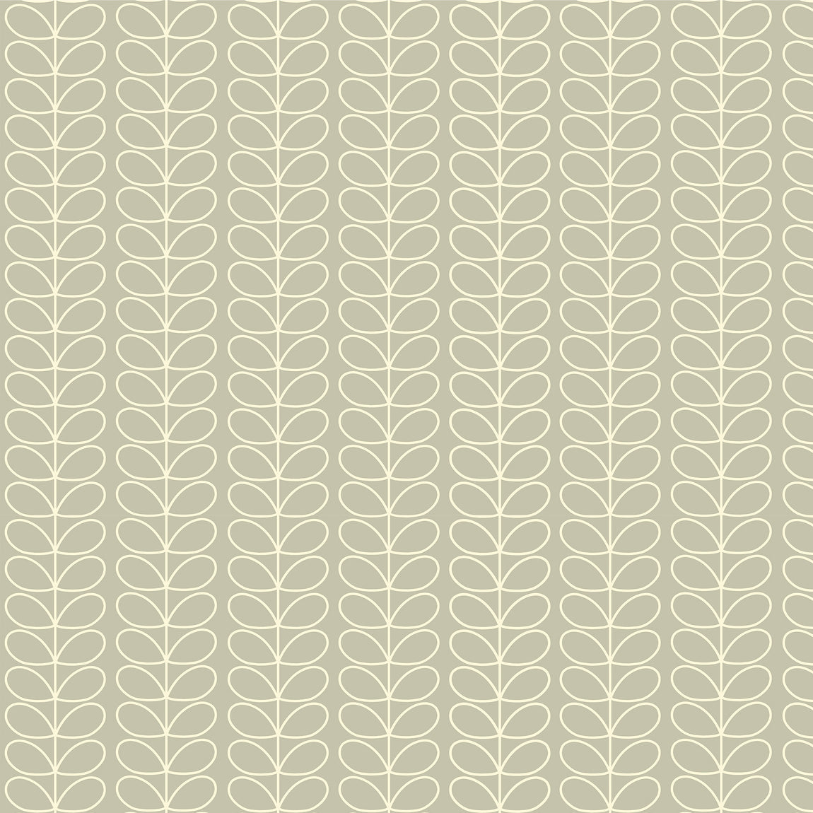 Orla Kiely Linear Stem Made to Measure Curtain Pebble