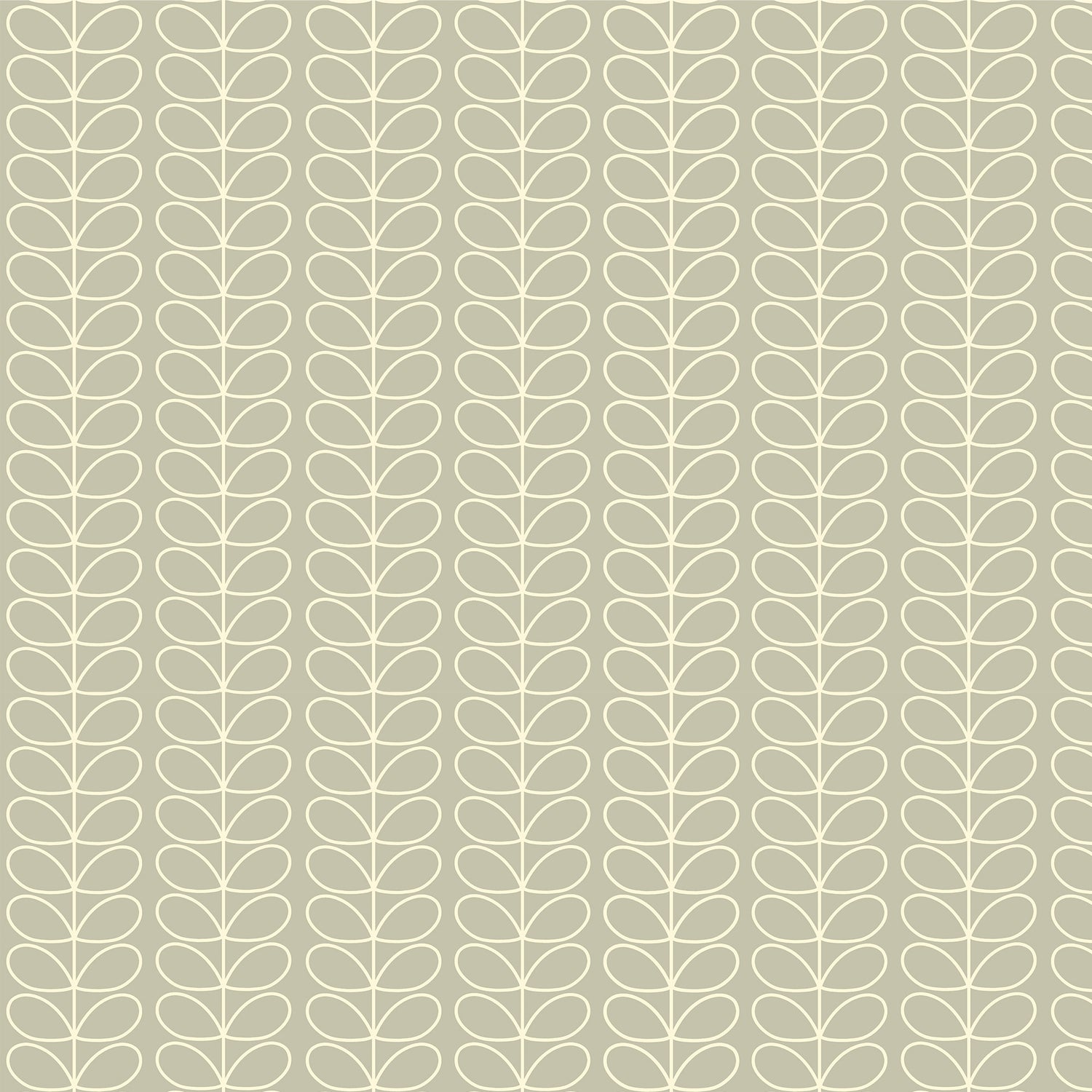 Orla Kiely Linear Stem Made to Measure Blackout Roller Blind Pebble
