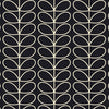 Orla Kiely Jumbo Linear Stem Made to Measure Curtain Liquorice