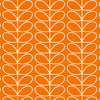 Orla Kiely Jumbo Linear Stem Made to Measure Curtain Persimmon