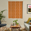 Orla Kiely Jumbo Linear Stem Made to Measure Roman Blind Persimmon