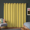 Orla Kiely Jumbo Linear Stem Made to Measure Curtain Sunflower