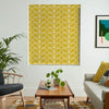 Orla Kiely Jumbo Linear Stem Made to Measure Roman Blind Sunflower