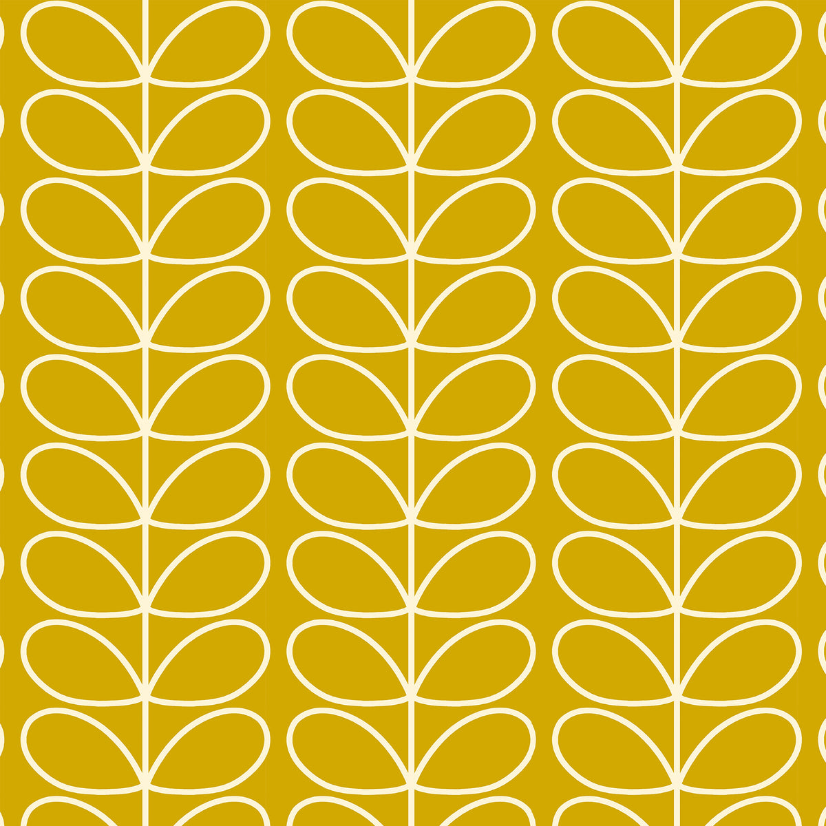 Orla Kiely Jumbo Linear Stem Translucent Made to Measure Roller Blind Sunflower