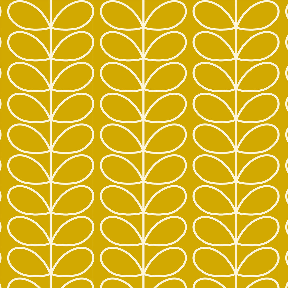 Orla Kiely Jumbo Linear Stem Translucent Made to Measure Roller Blind Sunflower