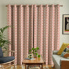 Orla Kiely Jumbo Linear Stem Made to Measure Curtain Bubblegum