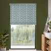 Orla Kiely Jumbo Linear Stem Made to Measure Roman Blind Aqua