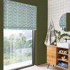 Orla Kiely Jumbo Linear Stem Made to Measure Roman Blind Aqua