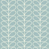 Orla Kiely Jumbo Linear Stem Made to Measure Curtain Aqua