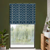 Orla Kiely Jumbo Linear Stem Made to Measure Roman Blind Marine