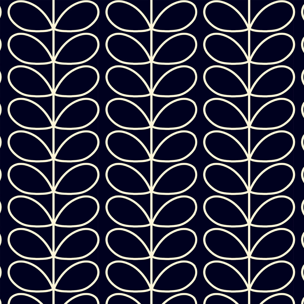 Orla Kiely Jumbo Linear Stem Made to Measure Roman Blind Whale