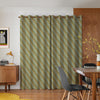 Orla Kiely Dog Show Made to Measure Curtain Seagrass