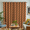 Orla Kiely Dog Show Made to Measure Curtain Persimmon