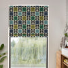 Orla Kiely Spot Flower Stem Made to Measure Roman Blind Blue Green