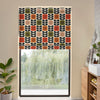 Orla Kiely Spot Flower Stem Made to Measure Roman Blind Tomato Pink