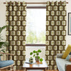 Orla Kiely Abacus Flower Made To Measure Roman Blind Conker