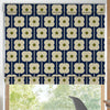 Orla Kiely Abacus Flower Made To Measure Curtains Navy