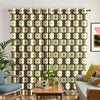 Orla Kiely Abacus Flower Made To Measure Curtains Seagrass