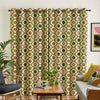 Orla Kiely Spot Flower Made To Measure Curtains Multi Autumn
