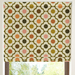 Orla Kiely Spot Flower Made To Measure Roman Blind Multi Autumn