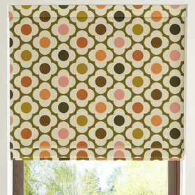 Orla Kiely Spot Flower Made To Measure Roman Blind Multi Autumn
