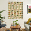 Orla Kiely Spot Flower Made To Measure Roman Blind Multi Autumn