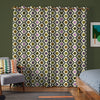 Orla Kiely Spot Flower Made To Measure Curtains Multi Mauve