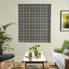 Orla Kiely Textured Flower Made To Measure Roman Blind Charcoal