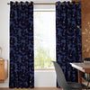 Orla Kiely Wildflower Made To Measure Curtains Indigo