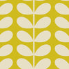 Orla Kiely Tiny Stem Made to Measure Wave Curtain + FREE Track Yellow