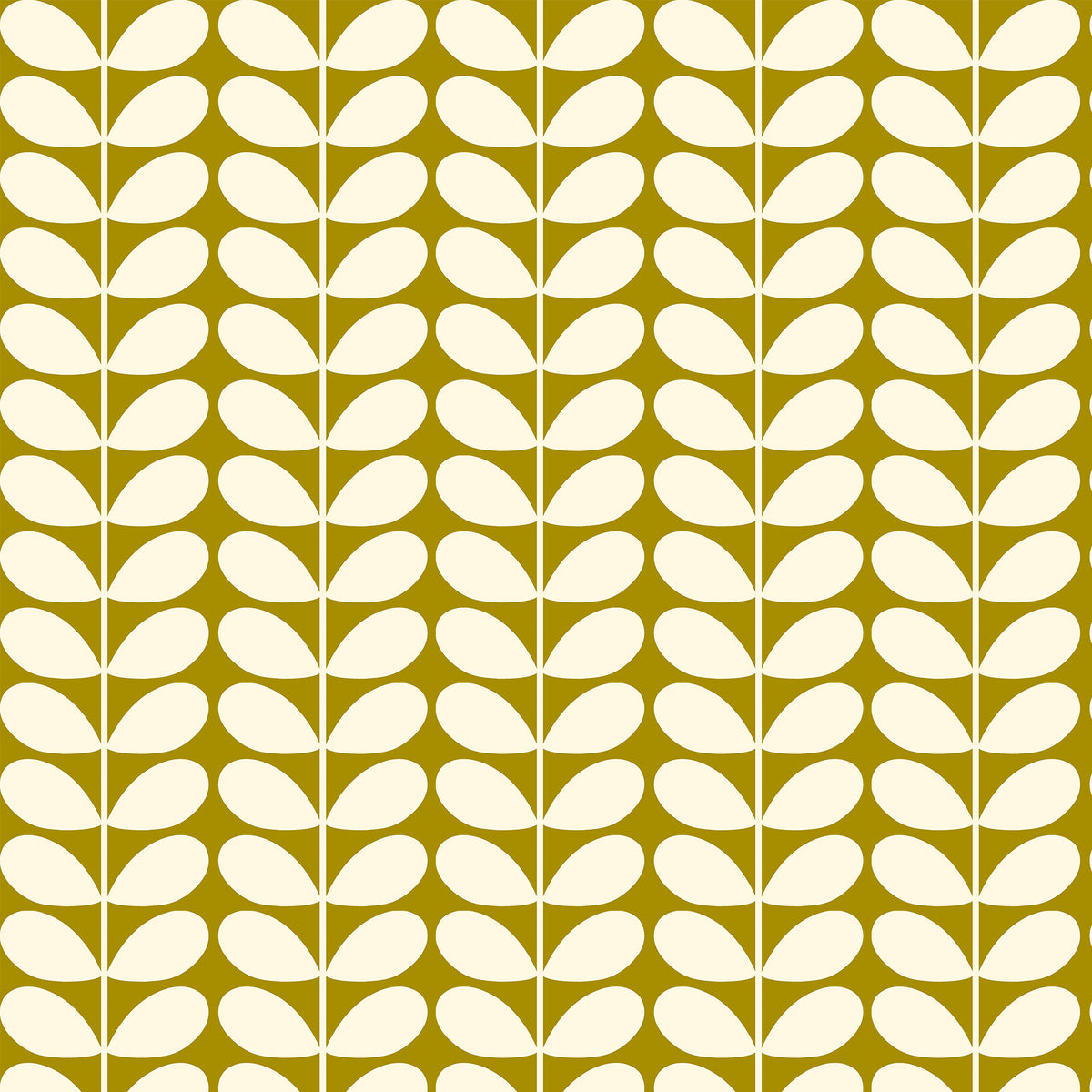 Orla Kiely Jumbo Solid Stem Translucent Made to Measure Roller Blind Seagrass