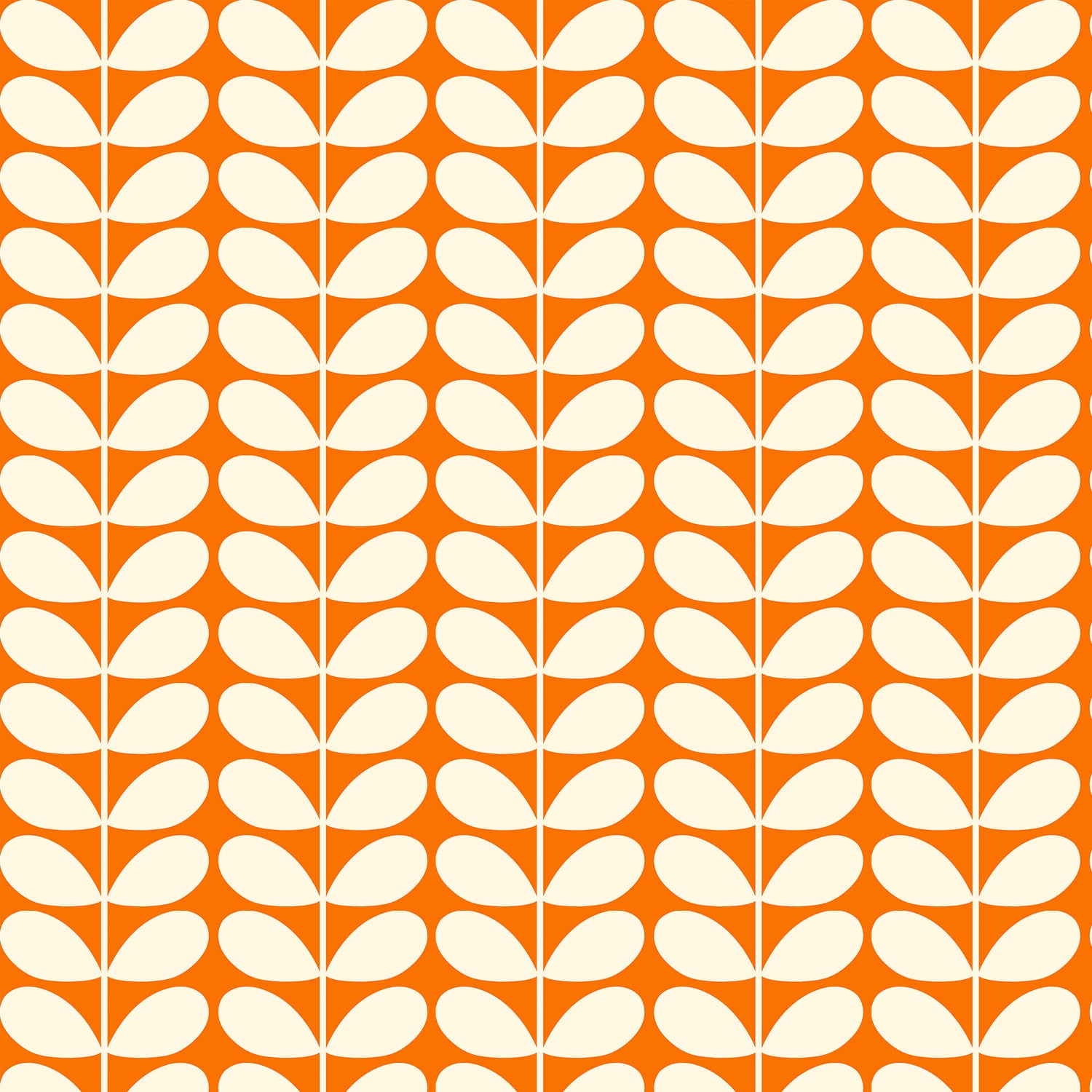 Orla Kiely Jumbo Solid Stem Translucent Made to Measure Roller Blind Tomato