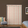 Orla Kiely Jumbo Solid Stem Made to Measure Blackout Roller Blind Pink