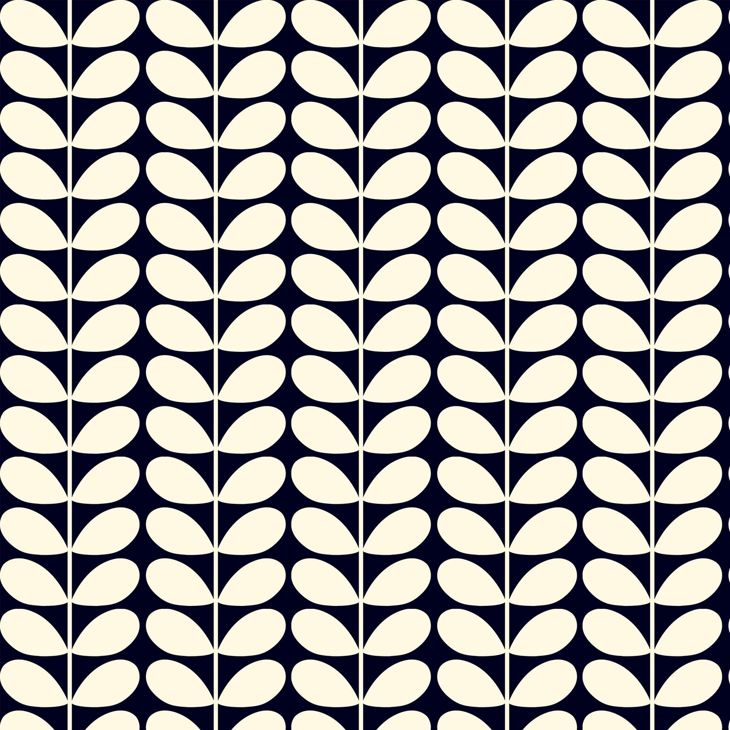 Orla Kiely Jumbo Solid Stem Made to Measure Blackout Roller Blind Whale