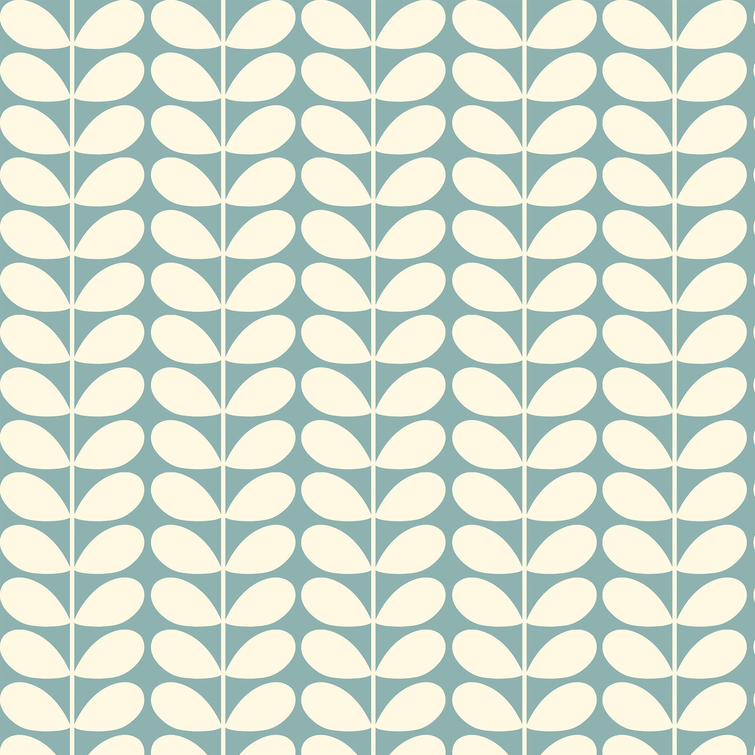 Orla Kiely Jumbo Solid Stem Translucent Made to Measure Roller Blind Duckegg