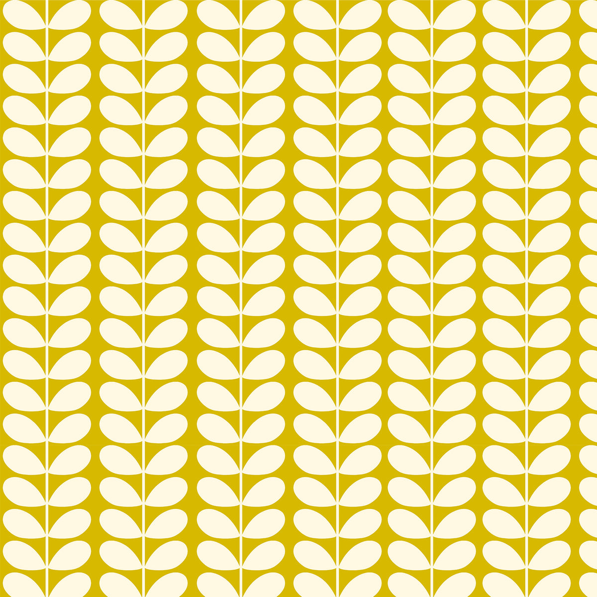 Orla Kiely Solid Stem Translucent Made to Measure Roller Blind Yellow