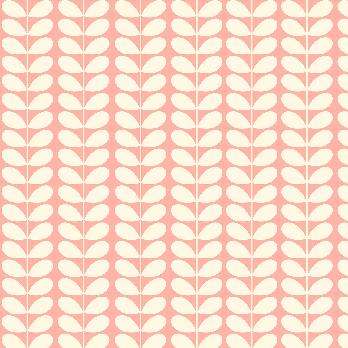 Orla Kiely Solid Stem Translucent Made to Measure Roller Blind Pink