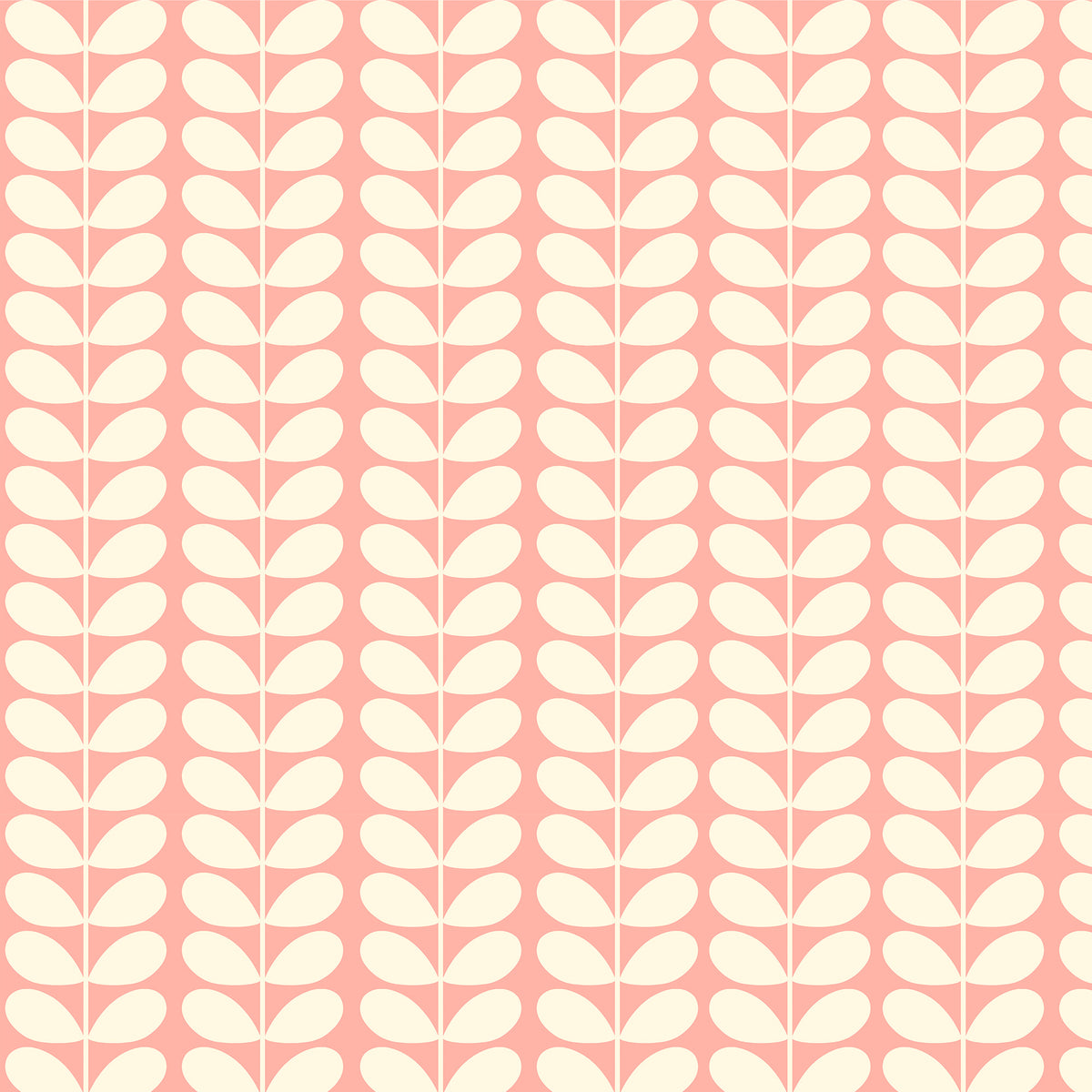 Orla Kiely Solid Stem Made to Measure Blackout Roller Blind Pink