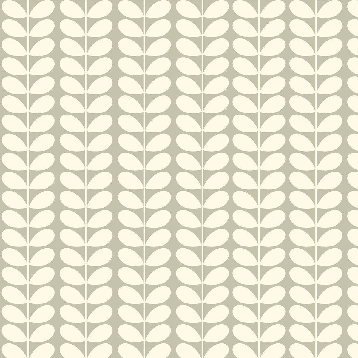 Orla Kiely Solid Stem Made to Measure Blackout Roller Blind Pebble