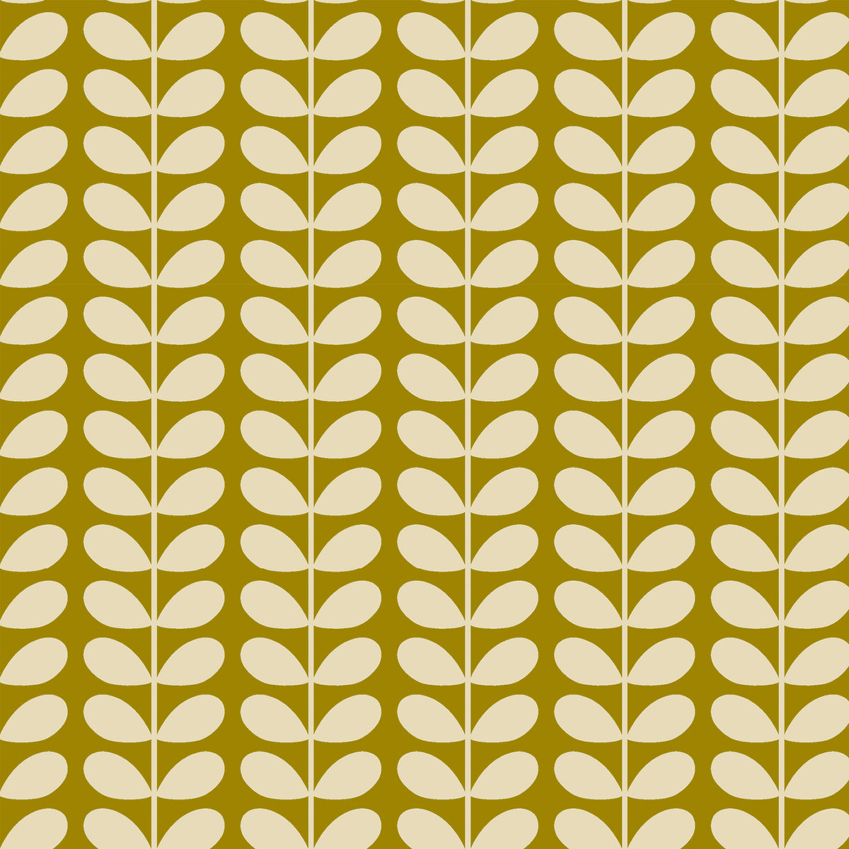Orla Kiely Tiny Stem Made to Measure Blackout Roller Blind Seagrass